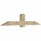 Ekena Millwork Eugene Rough Sawn Timber Gable Bracket, Douglas Fir, 84"W x 17"H x 6"D x 6"F, 5/12 Pitch GBW084X17X0606EUG00RDF - alternate 4
